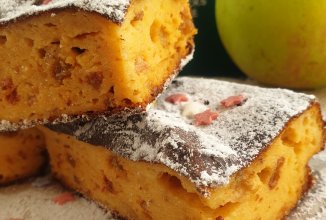 ПП творожная запеканка с изюмом