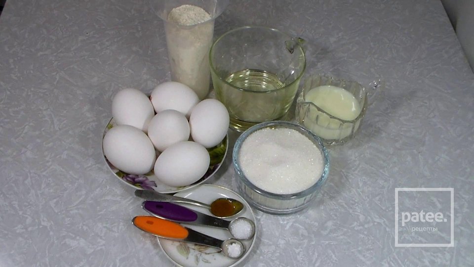 Классический бисквит для торта - Шаг 1