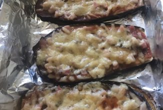 Пицца из баклажана