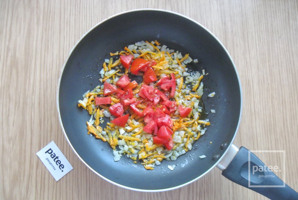 Тушеные макароны с ветчиной - Шаг 6