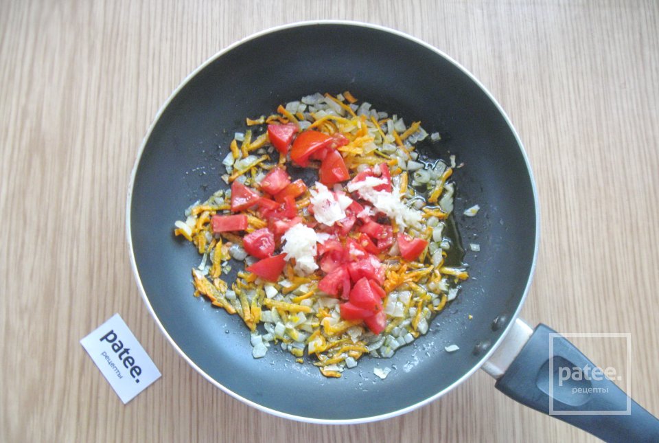 Тушеные макароны с ветчиной - Шаг 7