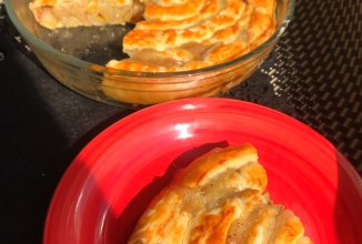 Пирог с грушами «Улитка»