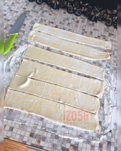 Пирог с грушами «Улитка» - Шаг 5