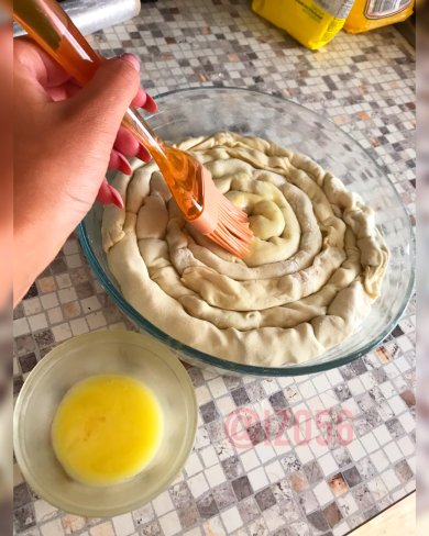 Пирог с грушами «Улитка» - Шаг 9