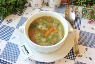 Гречневый суп с вешенками