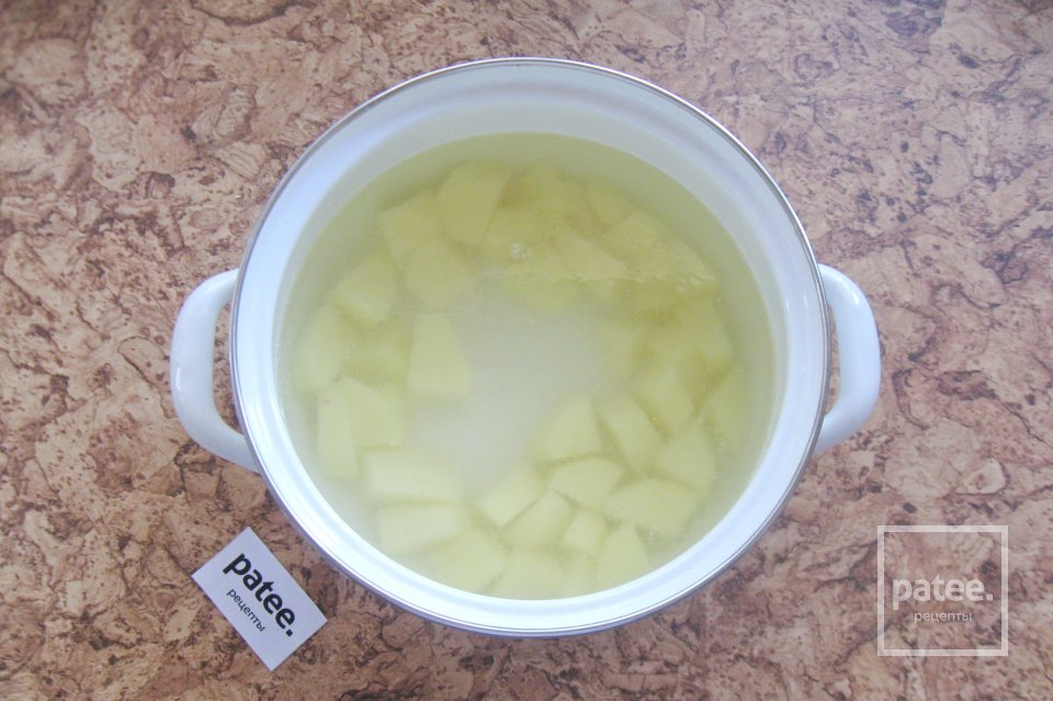 Гречневый суп с вешенками - Шаг 3