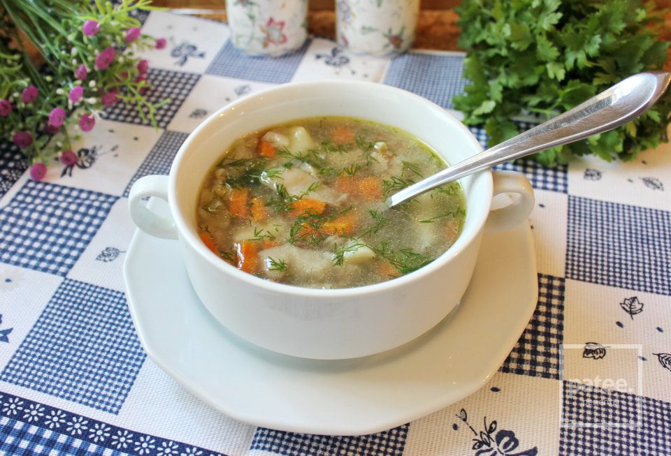 Гречневый суп с вешенками - Шаг 13