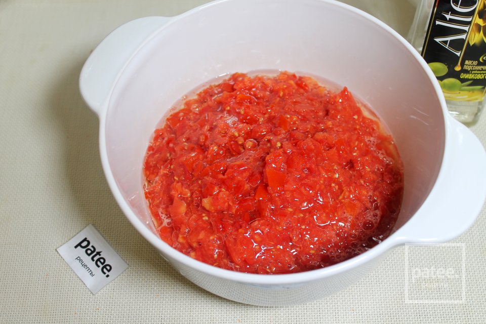 Салат из баклажанов по-татарски на зиму - Шаг 6