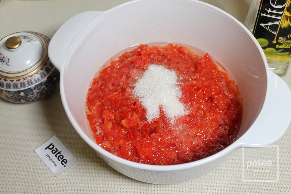 Салат из баклажанов по-татарски на зиму - Шаг 7