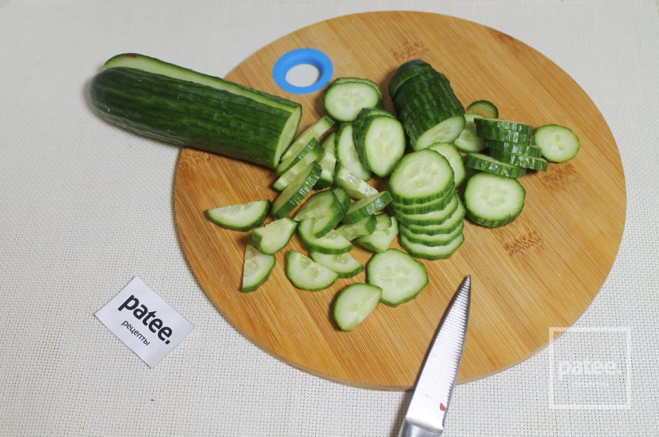 Баклажаны с огурцами в помидорной заливке на зиму - Шаг 2