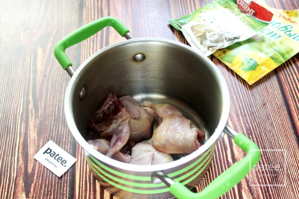 Вермишелевый суп с перепёлками - Шаг 6