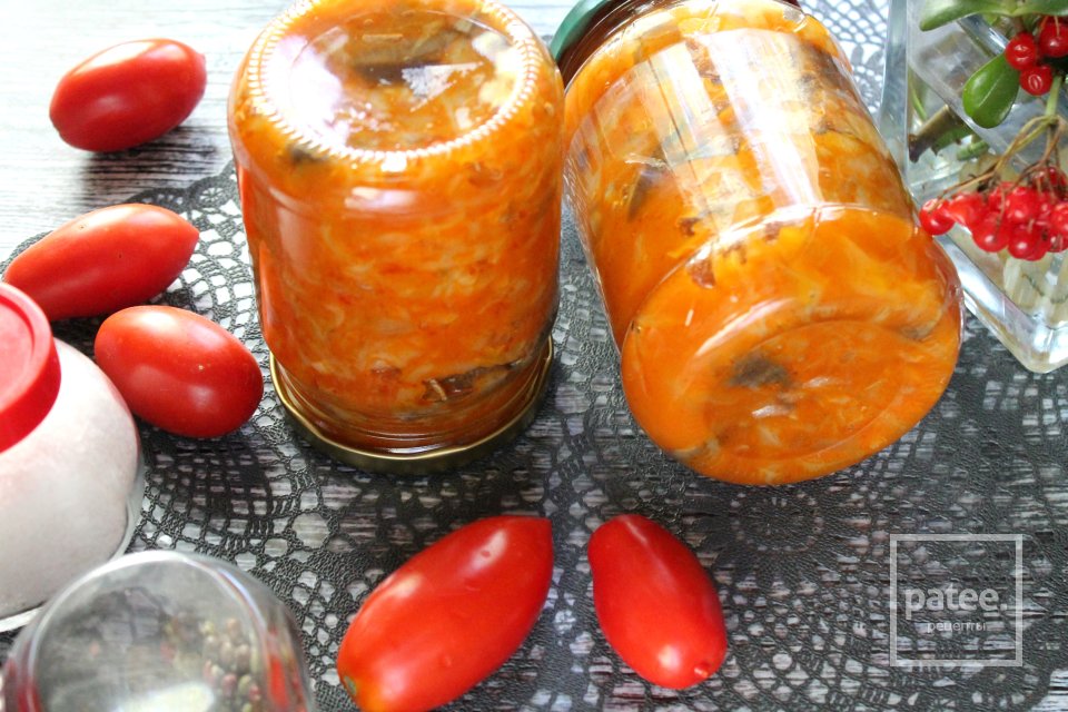 Грибная солянка с томатной пастой на зиму - Шаг 15