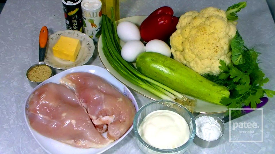 Запеканка с курицей и овощами - Шаг 1