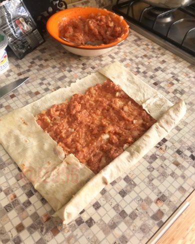 Пп ленивые пельмени из лаваша - Шаг 4