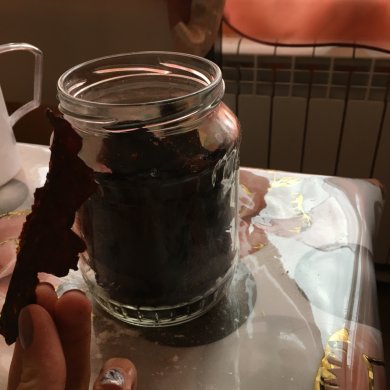 Сливово-яблочная пастила