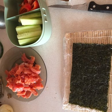 Суши «Филадельфия» - Шаг 1