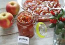 Яблочное варенье с красной рябиной и орехами