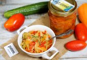 Солянка из капусты с огурцами на зиму