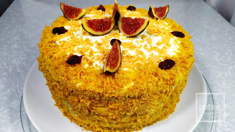 Морковный торт с сырным кремом - Шаг 17