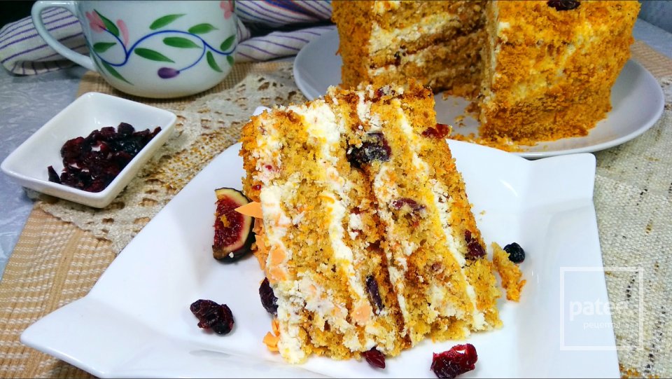 Морковный торт с сырным кремом - Шаг 18