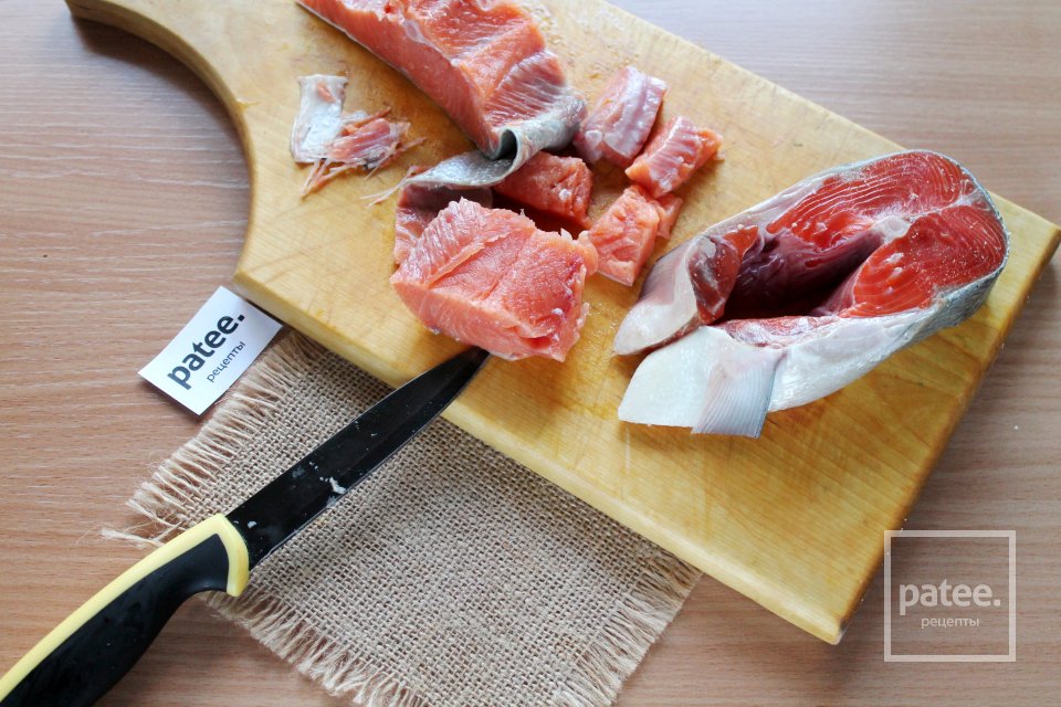 Пшенный суп с кетой - Шаг 6