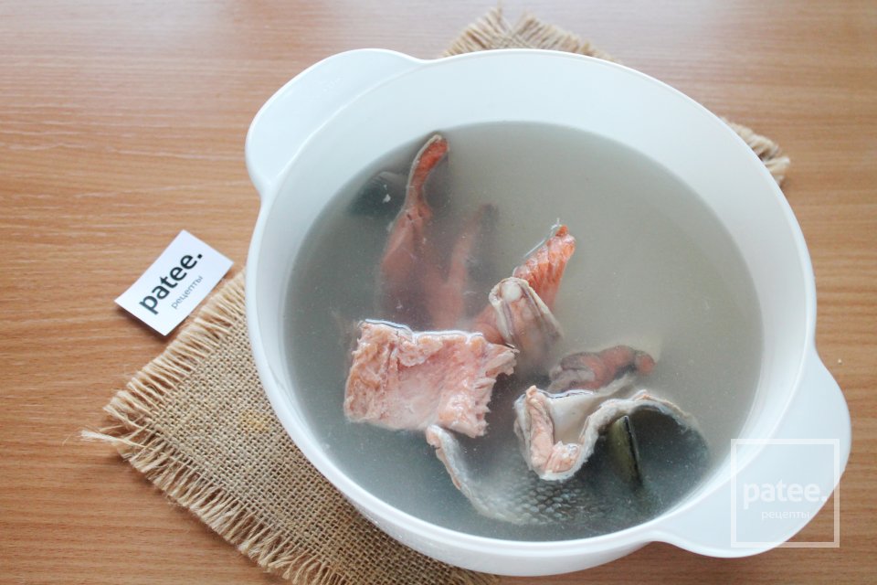 Пшенный суп с кетой - Шаг 7