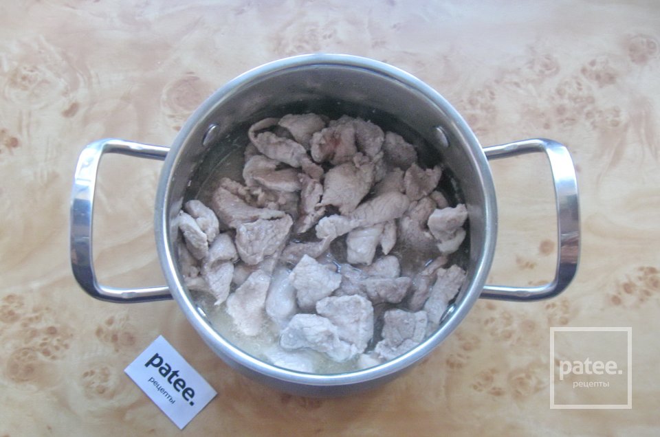 Бефстроганов из свинины со сметаной - Шаг 4