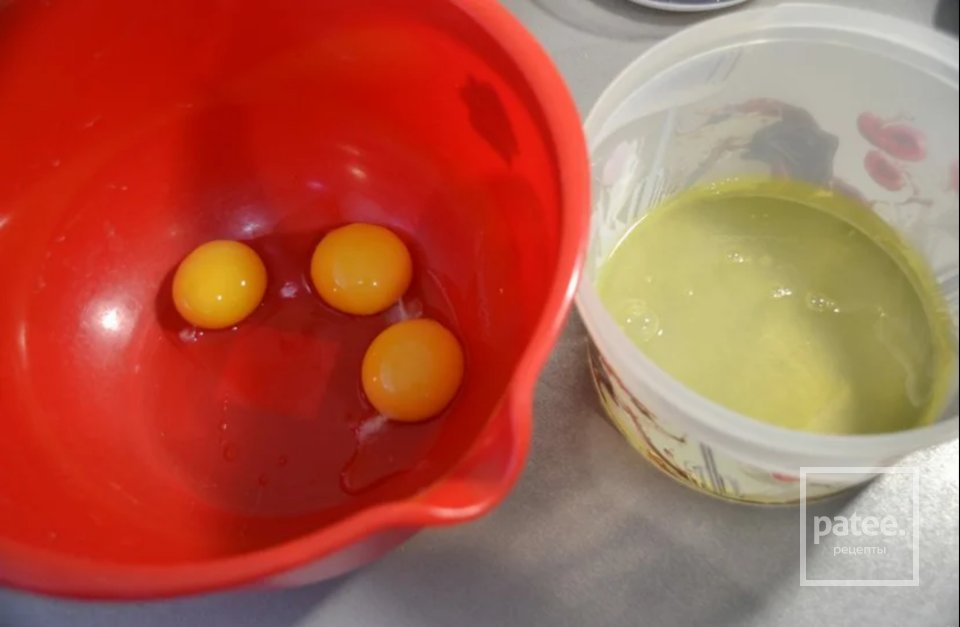 Мокрый бисквит - Шаг 2