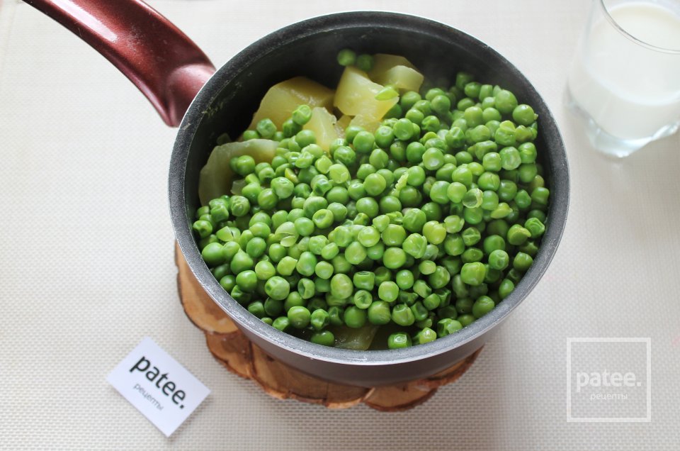 Пюре из зеленого горошка с овощами - Шаг 11