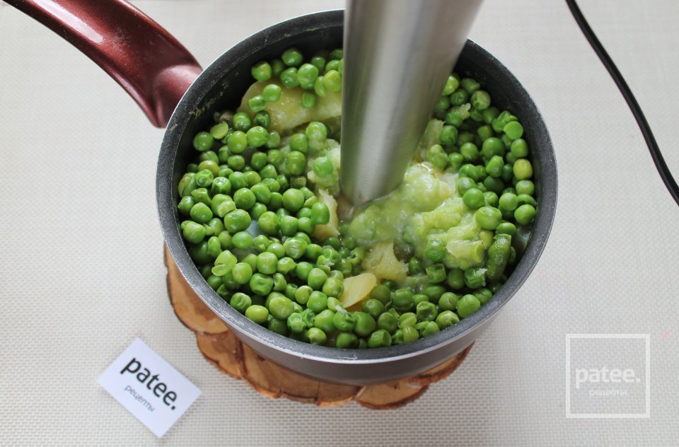 Пюре из зеленого горошка с овощами - Шаг 13