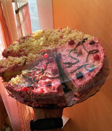 Брусничная фантазия - Шаг 3