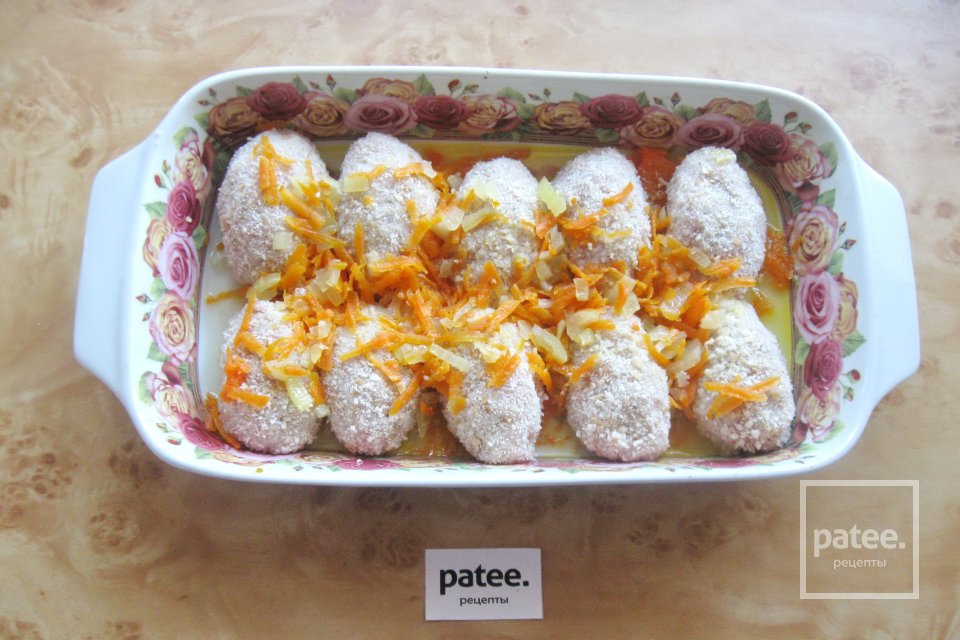 Котлеты с овощами в духовке - Шаг 8