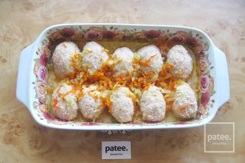 Котлеты с овощами в духовке - Шаг 9