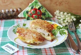 Куриная грудка в картофельной шубке