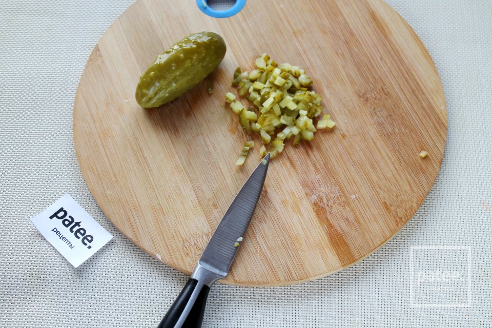 Тартар с оливками и майонезом - Шаг 2