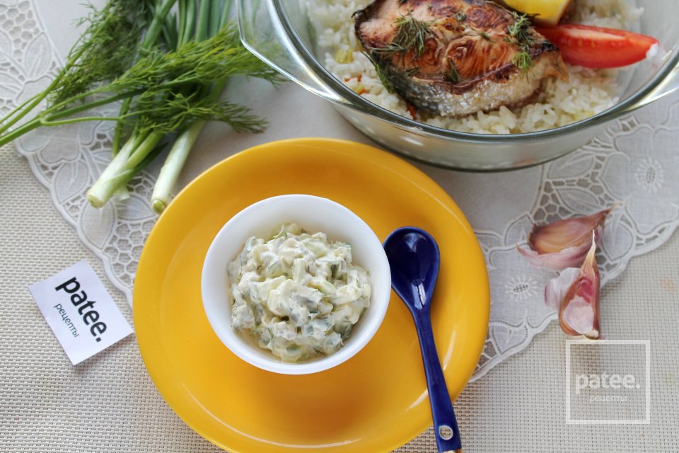 Тартар с оливками и майонезом - Шаг 12