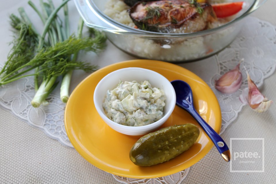 Тартар с оливками и майонезом - Шаг 13