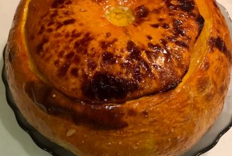 Тыква фаршированная говядиной и булугуром