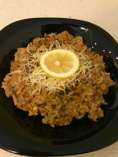 Ризотто с Лисичками🍚и сыром Пармезан - Шаг 15