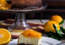 Апельсиновый чизкейк с брауни