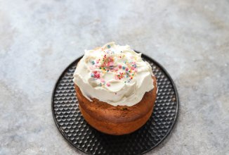 Кулич из цельнозерновой муки без дрожжей и без сливочного масла. Рецепт на растительном масле