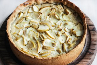 Цветаевский яблочный пирог без глютена и без яиц — рецепт с овсяной мукой