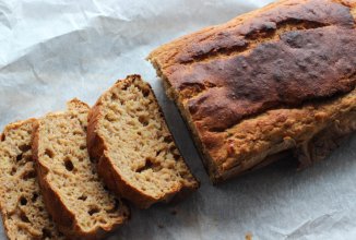 ПП банановый хлеб на кефире — рецепт вкусной выпечки без сахара и масла