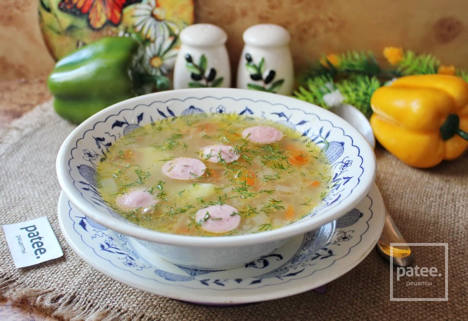 Щи с квашеной капустой и сосисками - Шаг 11