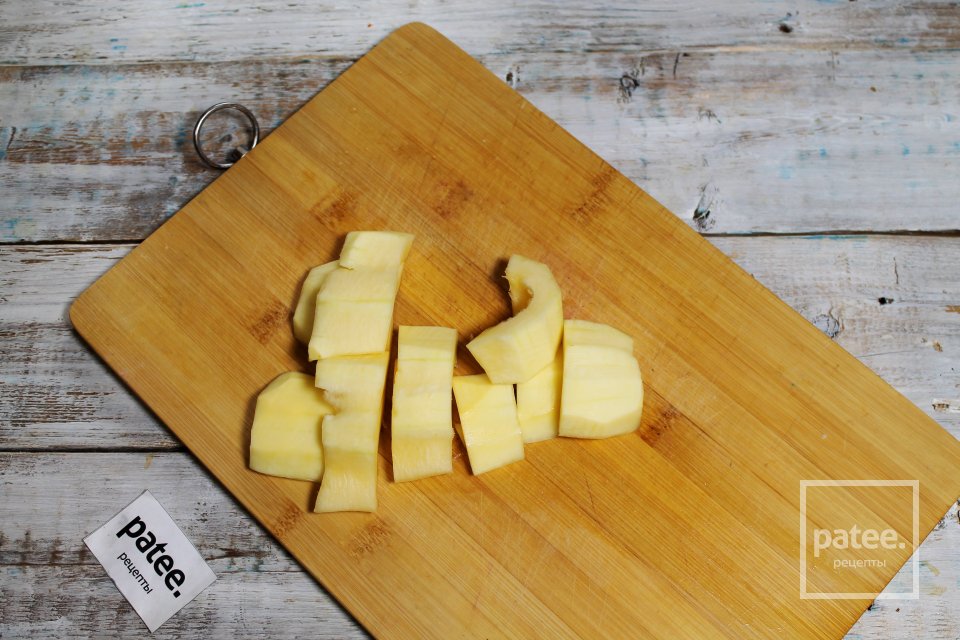 Паштет из куриной печёнки с овощами на сковороде - Шаг 7