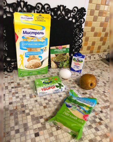 Сладкая ПП - пицца с грушей и сыром🍐🧀🥛🍕 - Шаг 1