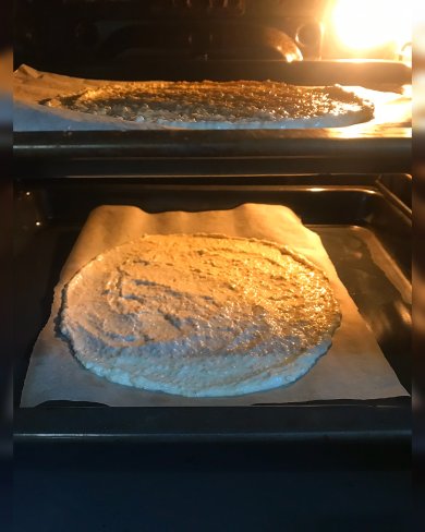 Сладкая ПП - пицца с грушей и сыром🍐🧀🥛🍕 - Шаг 4