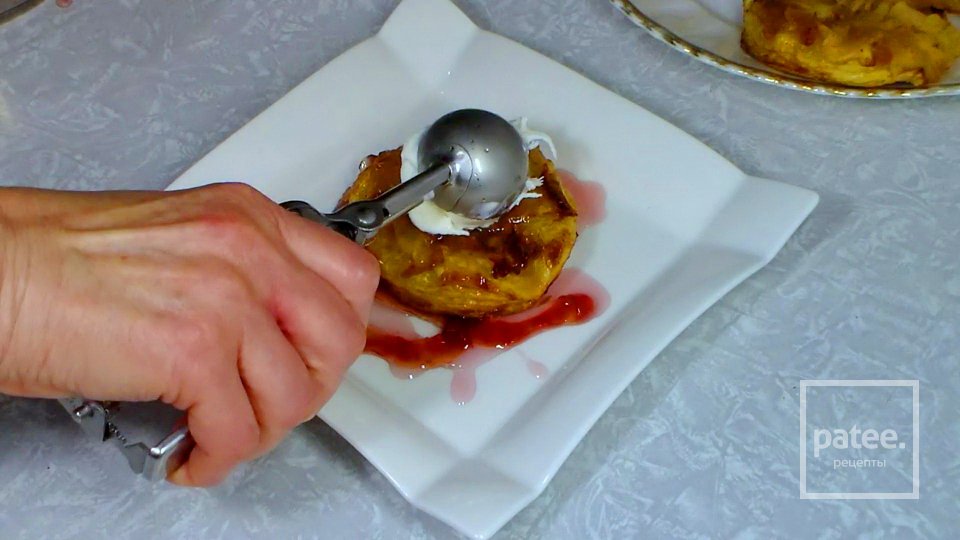 Запечённые кусочки яблок в слоеном тесте - Шаг 13