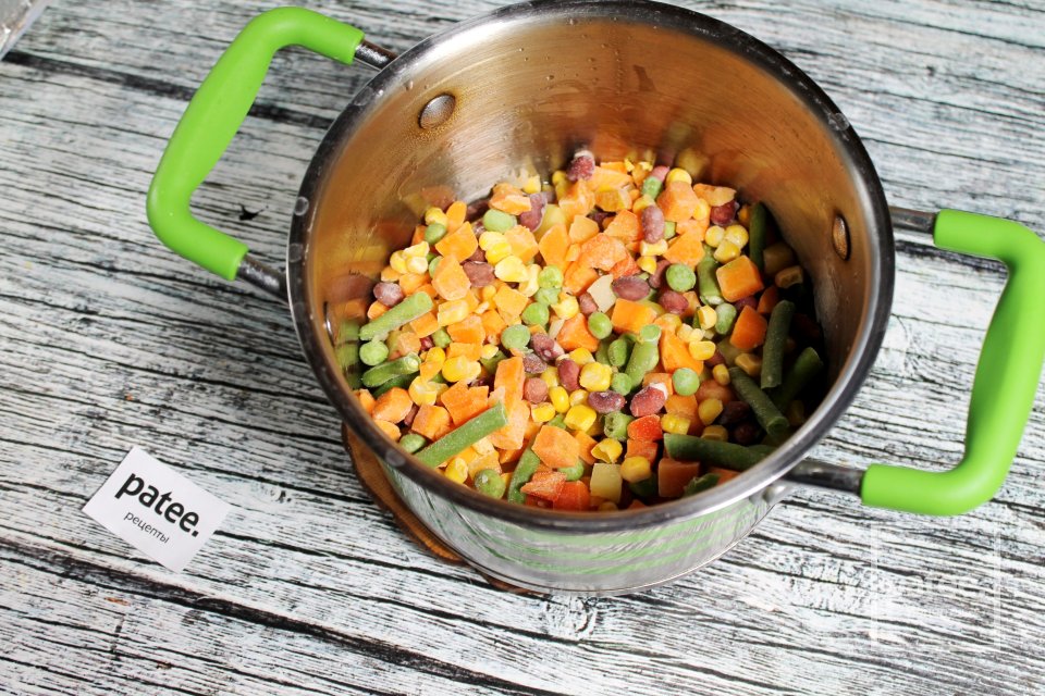 Минестроне с мясными фрикадельками - Шаг 5