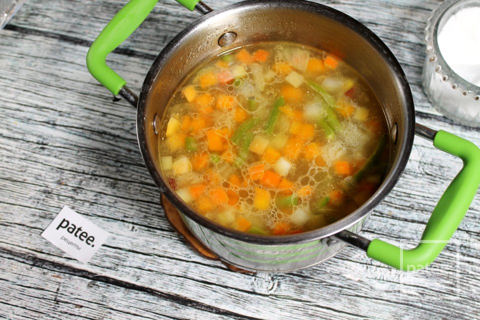 Минестроне с мясными фрикадельками - Шаг 9